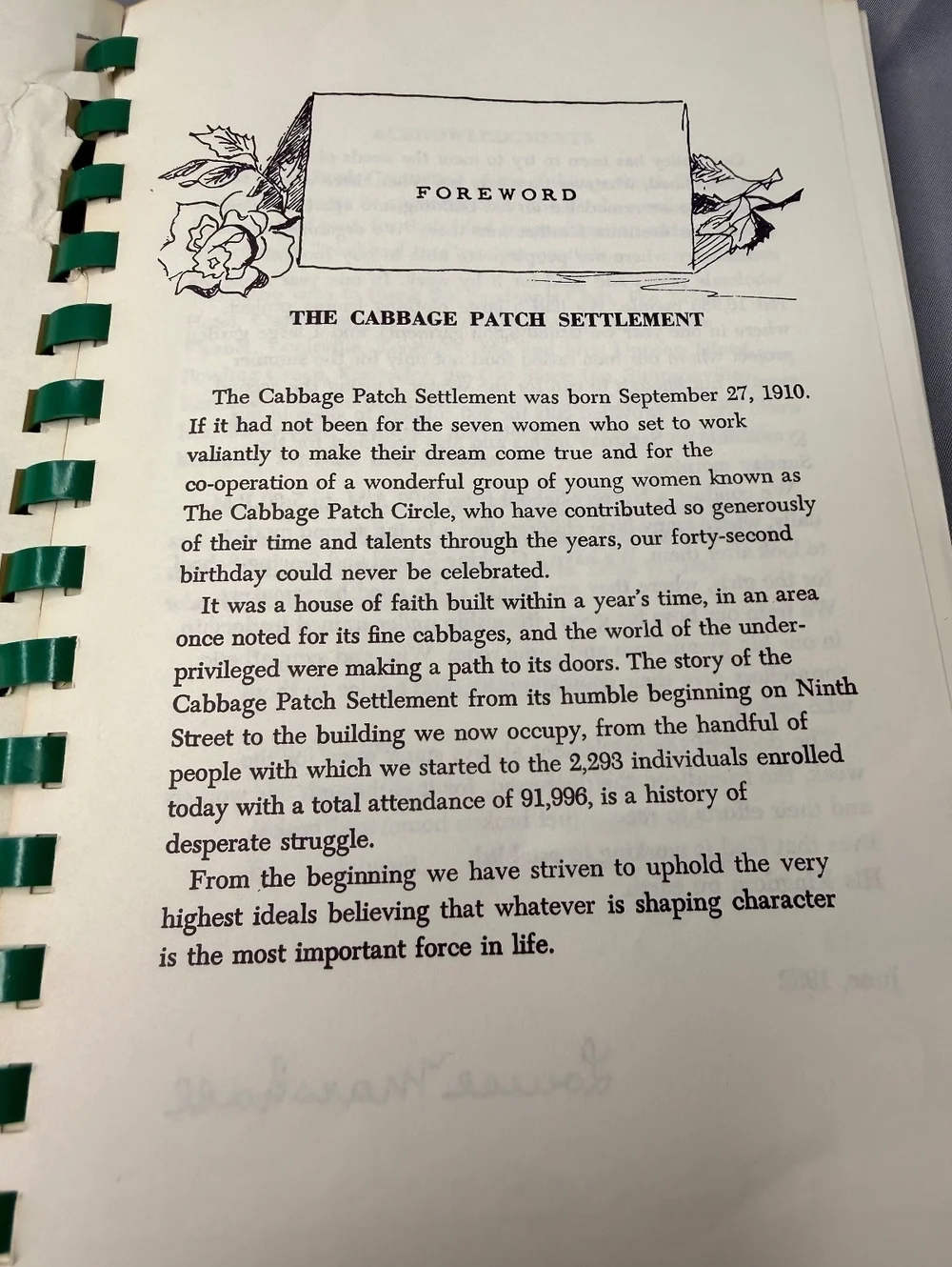 Cabbage Patch Famous Kentucky Recipes Cookbook 1972 Spiral Community Cookbook